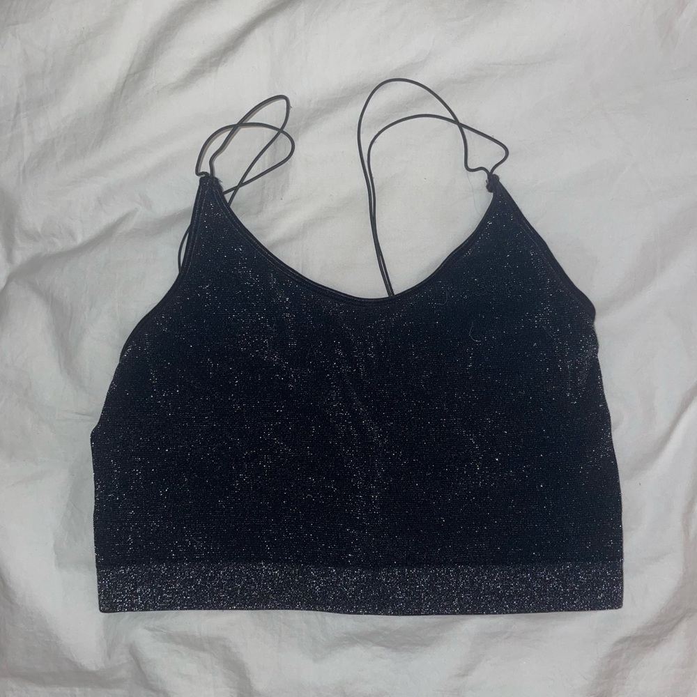 Black sparkly Urban Outfitters Top